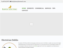 Tablet Screenshot of electriciandublin.ie